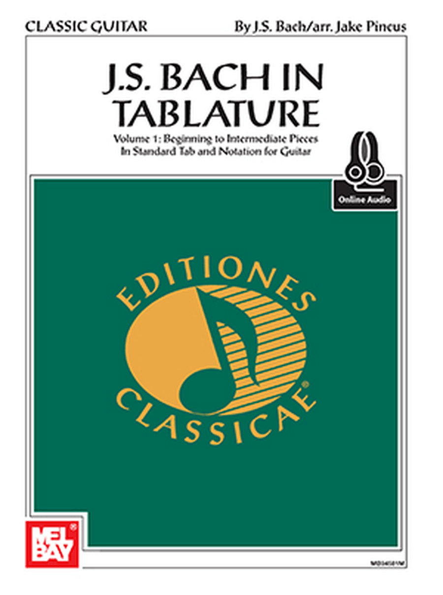 J. S. Bach in Tablature Classical Guitar scores gallery preview page 1