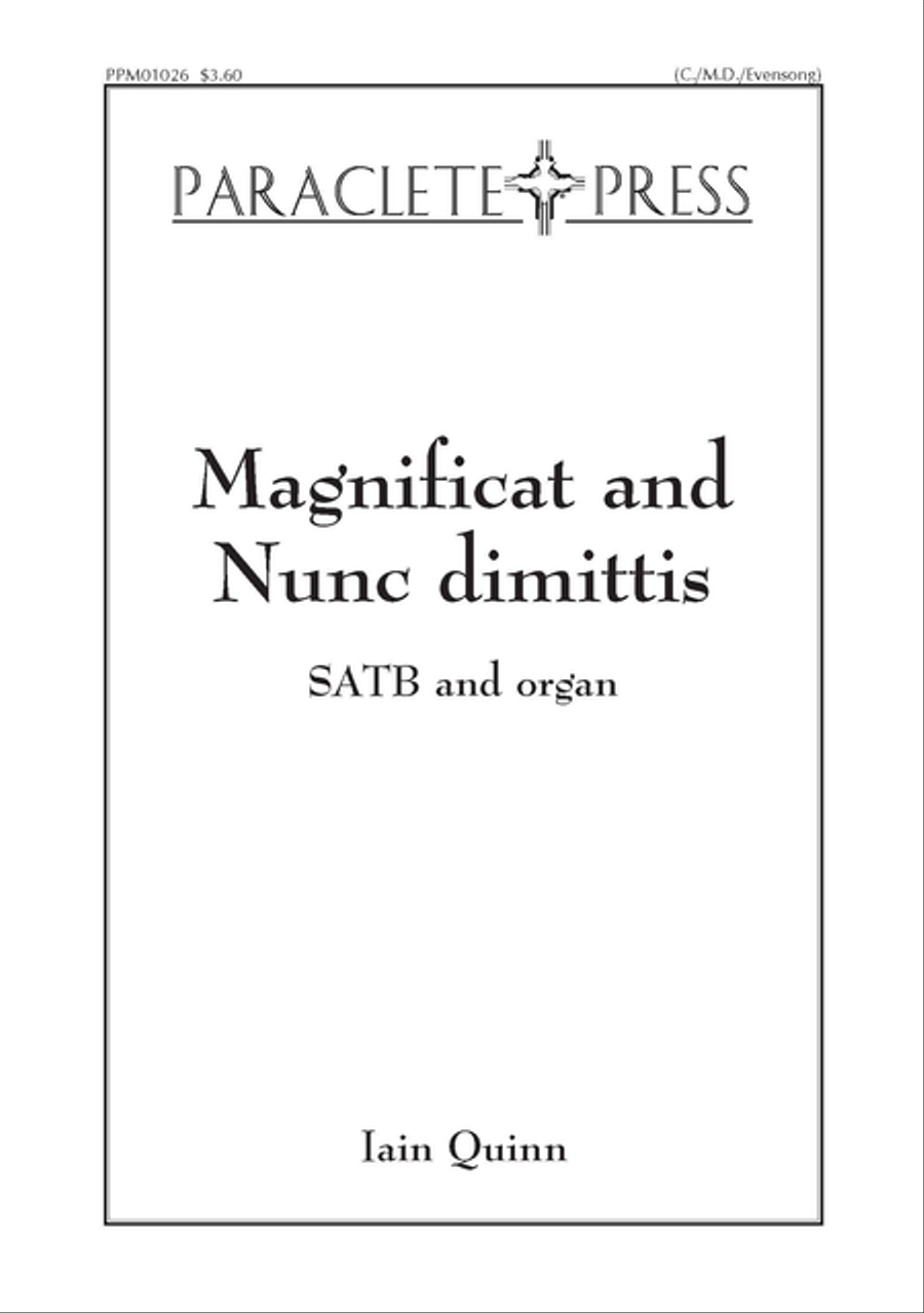 Magnificat and Nunc dimittis 4-Part scores gallery preview page 1