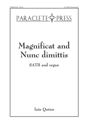 Book cover for Magnificat and Nunc dimittis