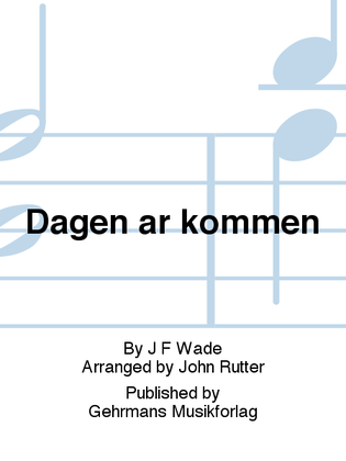 Book cover for Dagen ar kommen