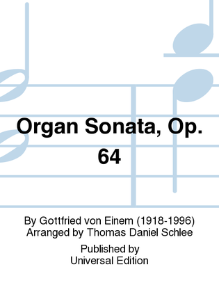 Organ Sonata, Op. 64