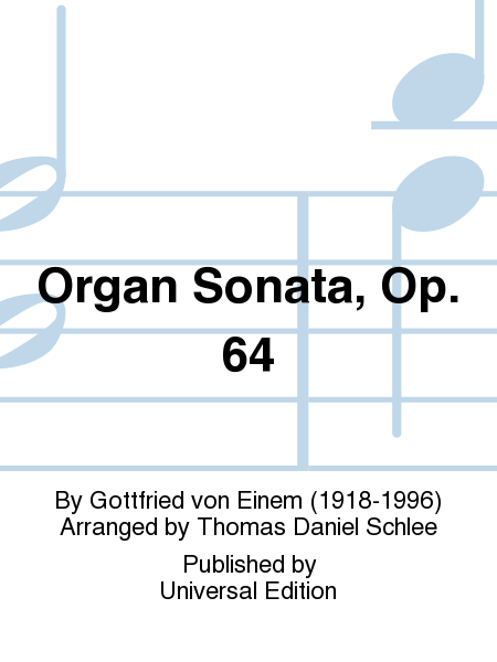 Organ Sonata, Op. 64