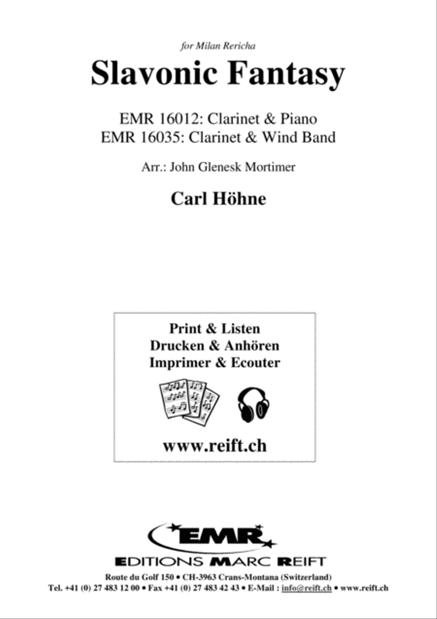 Slavonic Fantasy Slavonic Fantasy Clarinet Solo scores gallery preview page 3