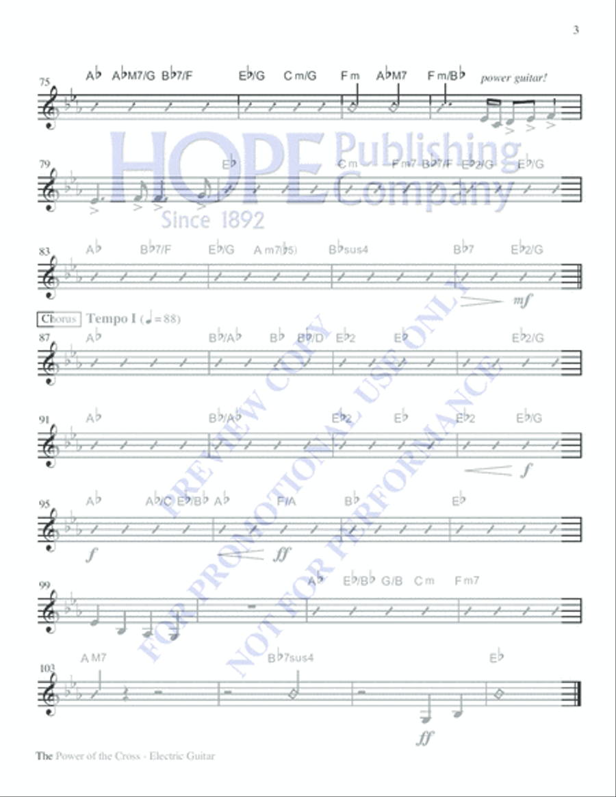 The Power of the Cross Choir scores gallery preview page 4