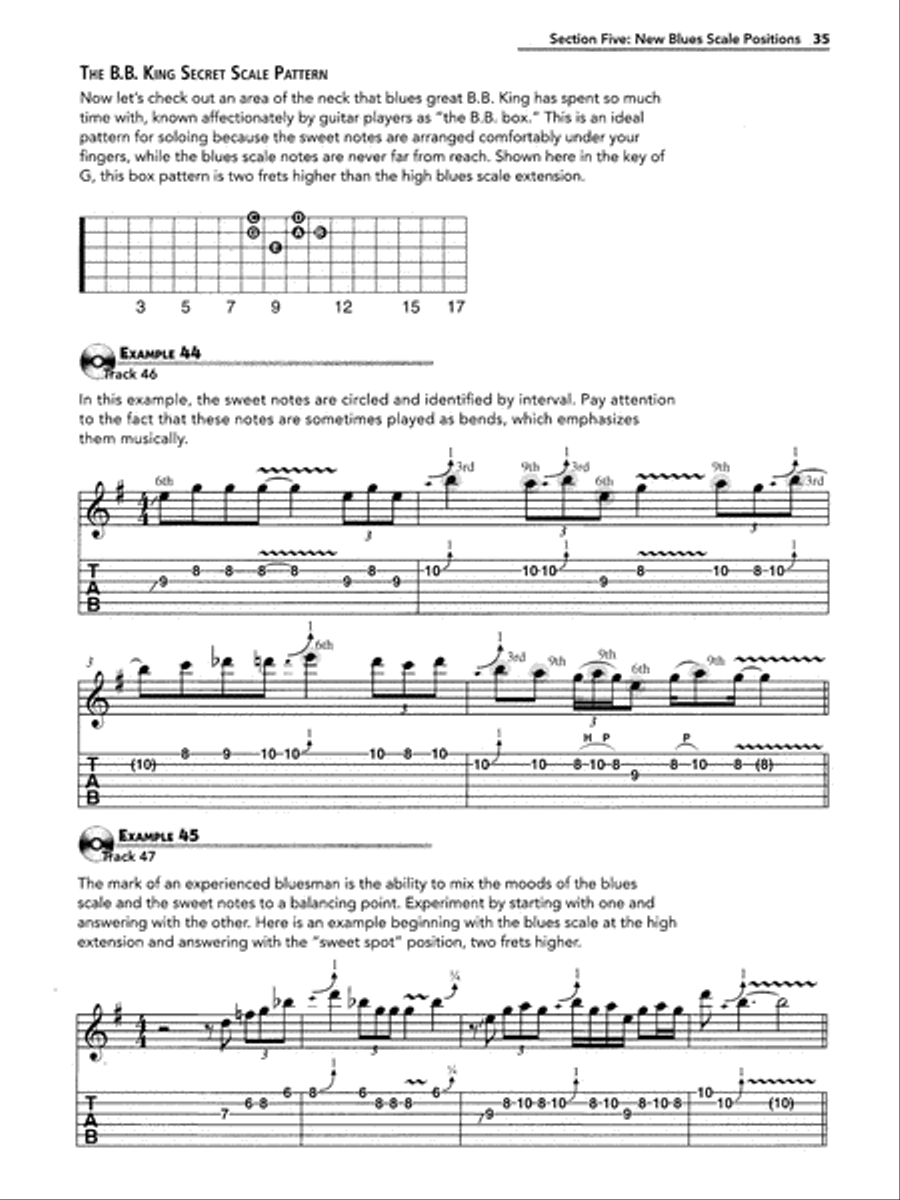 Ultimate Beginner Blues Guitar Basics Electric Guitar scores gallery preview page 9