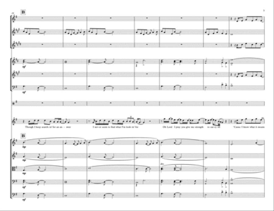 Here I Go Again Large Ensemble scores gallery preview page 3