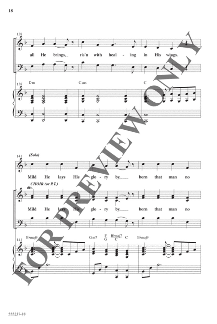 Christmas Eve Medley - Anthem Christmas Eve Medley - Anthem Choir scores gallery preview page 17