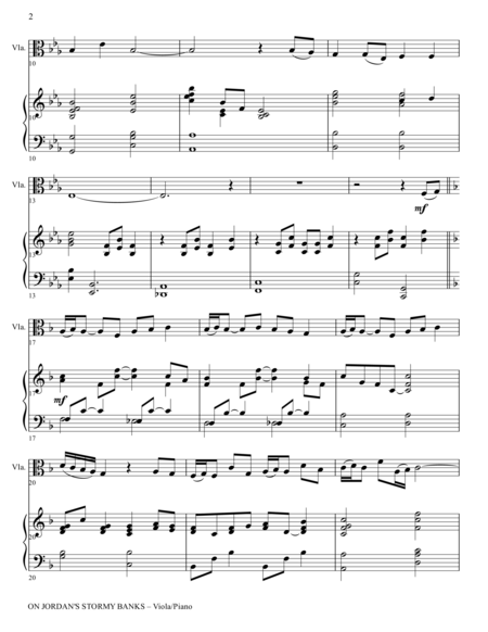 THREE GOSPEL HYMNS (Duets for Viola & Piano) image number null