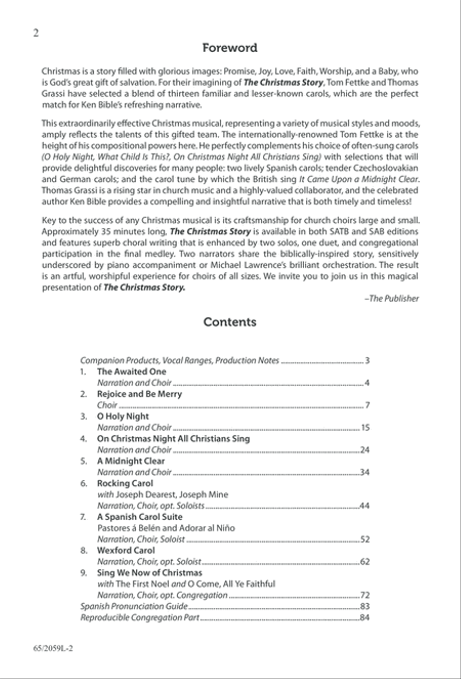 The Christmas Story The Christmas Story 3-Part scores gallery preview page 3
