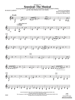Seussical: The Musical: B-flat Bass Clarinet