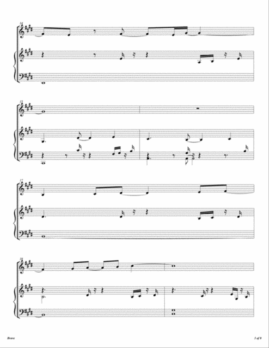 Brave Flute Solo scores gallery preview page 4