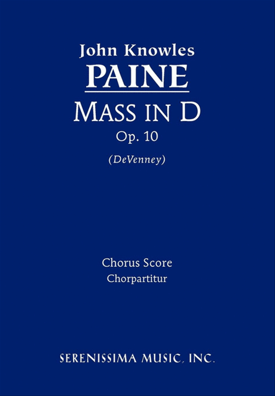 Mass in D minor, Op.10 Choir scores gallery preview page 1
