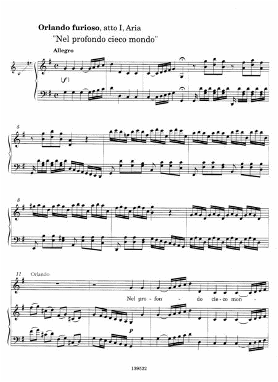 Vivaldi Opera Arias for Mezzo-Soprano/Alto Mezzo-Soprano Voice scores gallery preview page 3