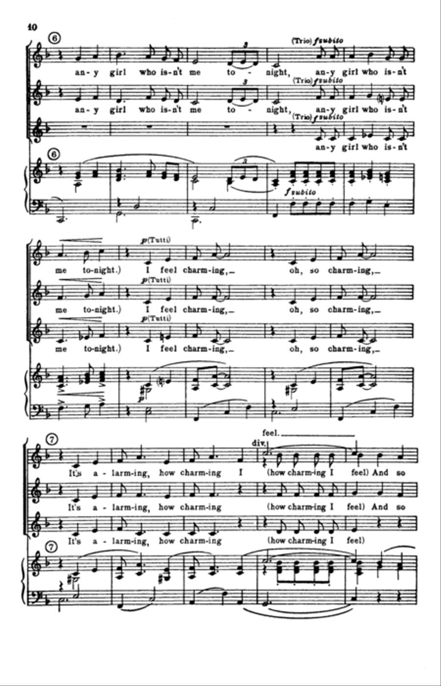 Choral Medley from West Side Story (arr. William Stickles) 4-Part scores gallery preview page 8