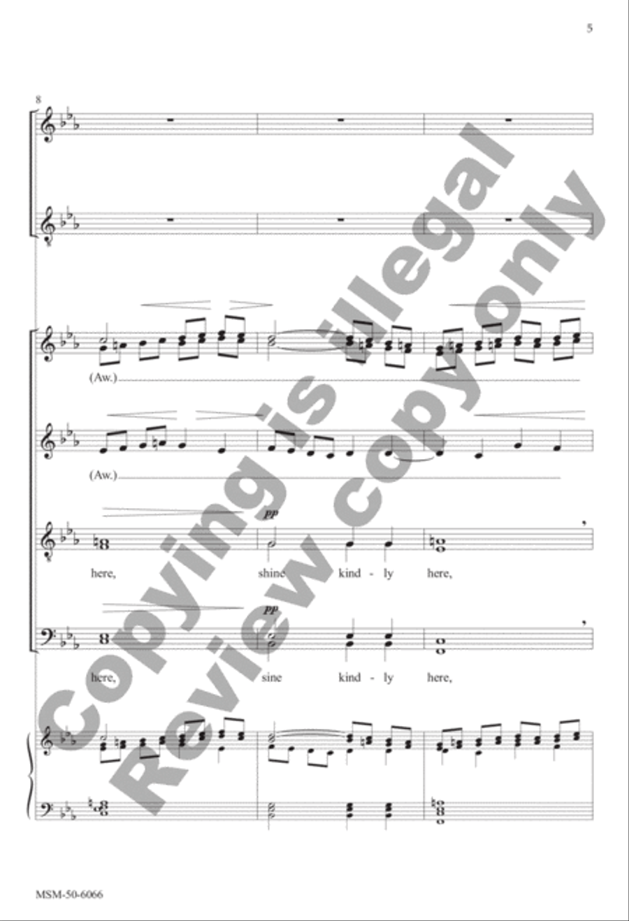 The Souls of the Righteous 4-Part scores gallery preview page 5