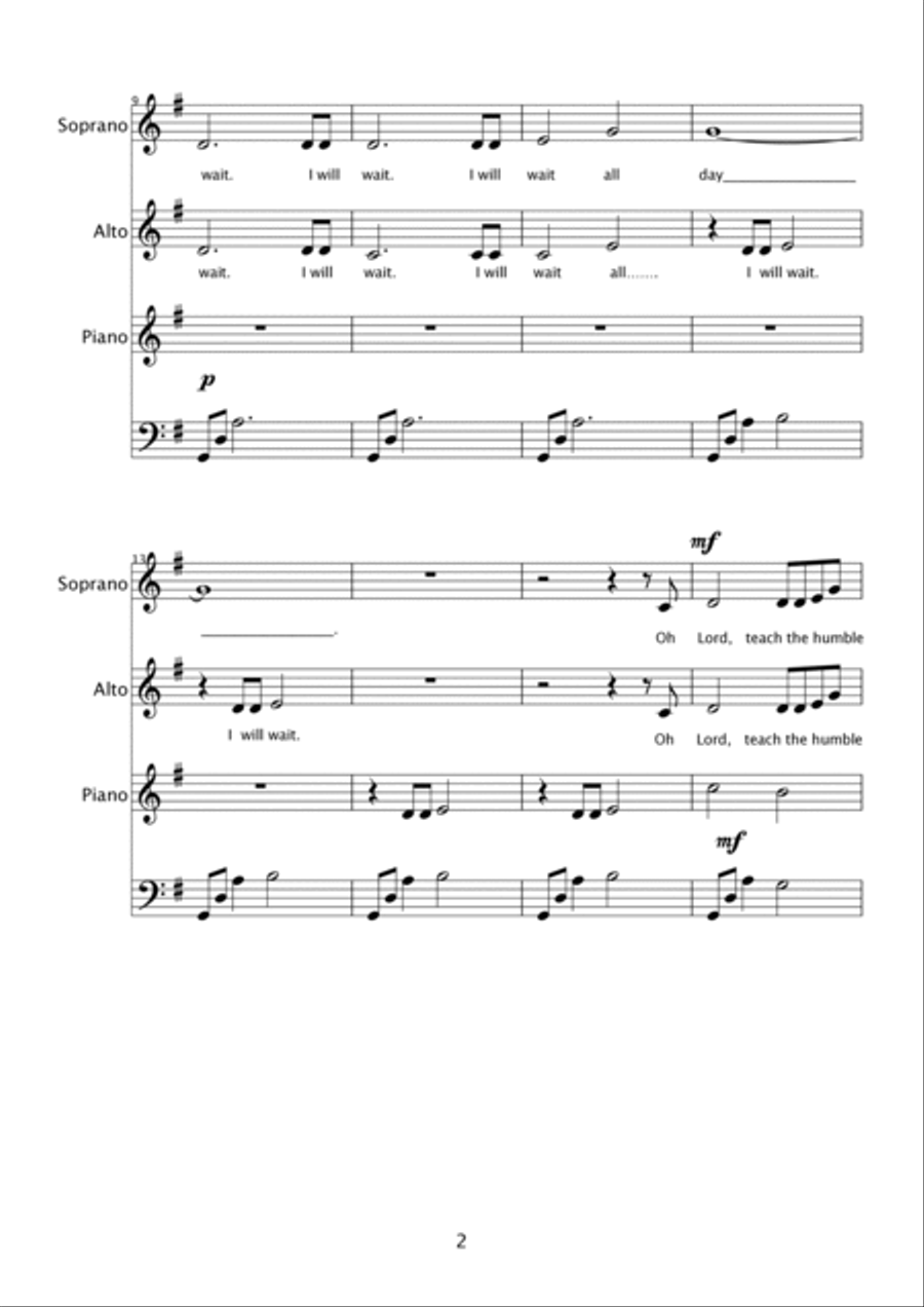 I Will Wait SA scores gallery preview page 2