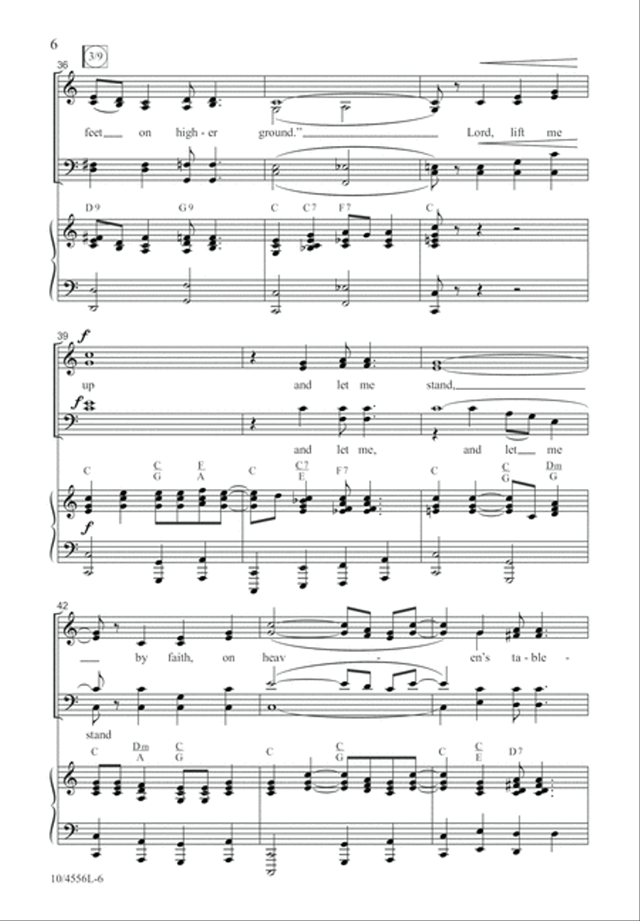 Lord, Lift Me Up! Lord, Lift Me Up! 4-Part scores gallery preview page 7