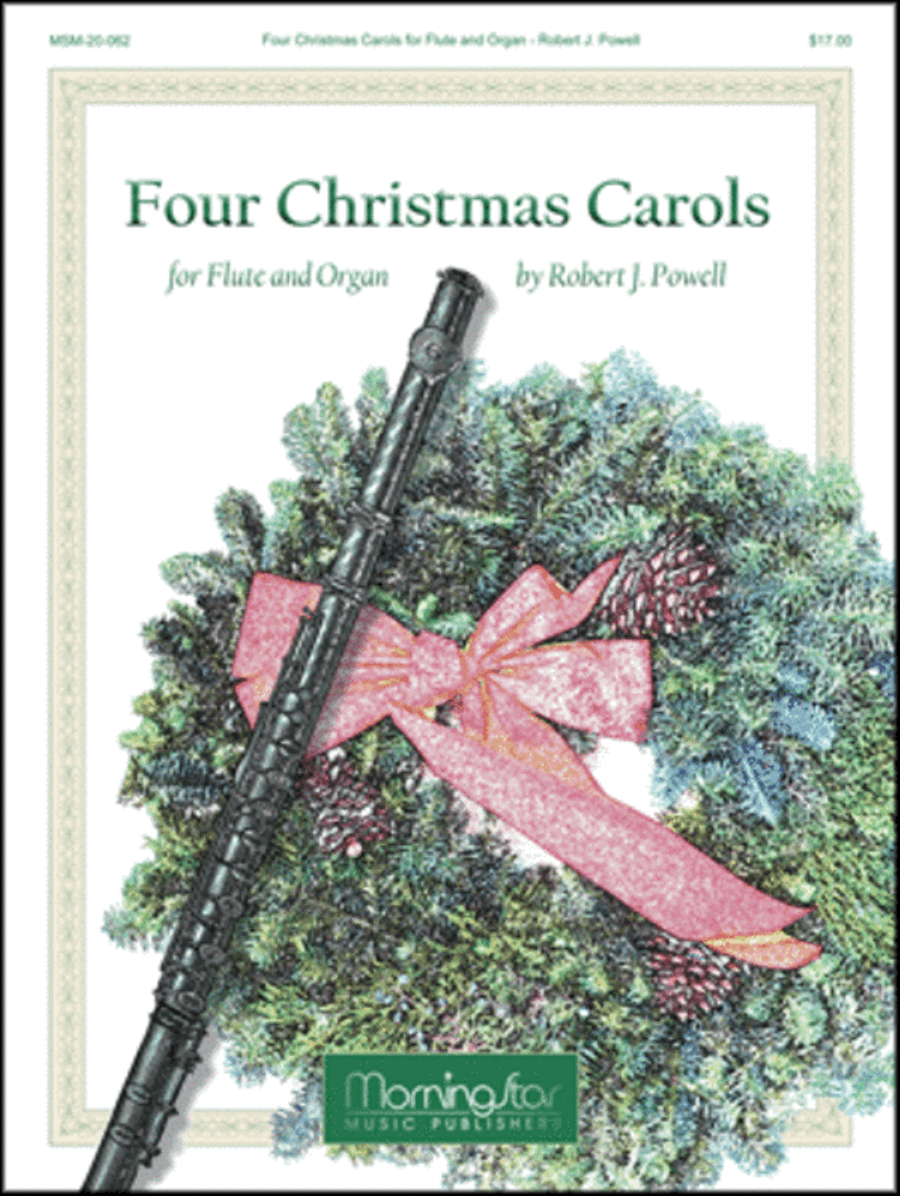 Four Christmas Carols for Flute and Organ Clarinet scores gallery preview page 1