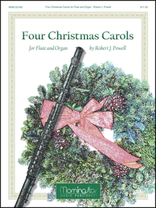 Book cover for Four Christmas Carols for Flute and Organ