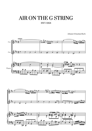 Johann Sebastian Bach - Air on the G String (for Flute Duet)