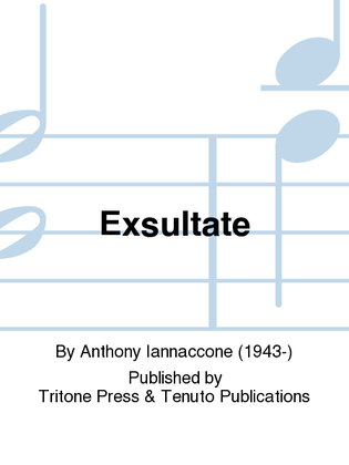 Book cover for Exsultate