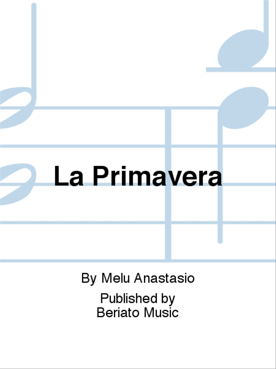 La Primavera Voice Solo scores gallery preview page 1