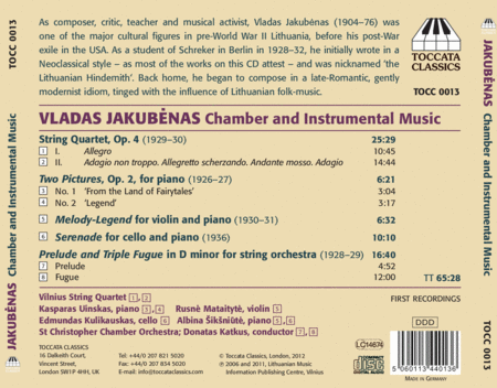 Chamber and Instrumental Music