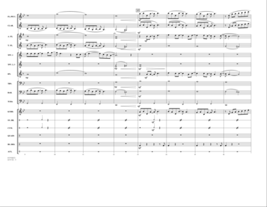 Let It Go - Conductor Score (Full Score) Marching Band scores gallery preview page 3
