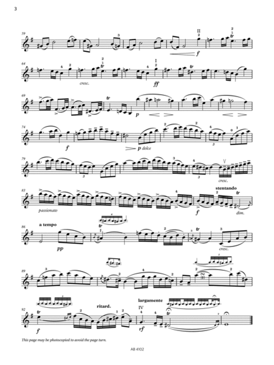 Allegro moderato (Grade 8, A3, from the ABRSM Violin Syllabus from 2024)