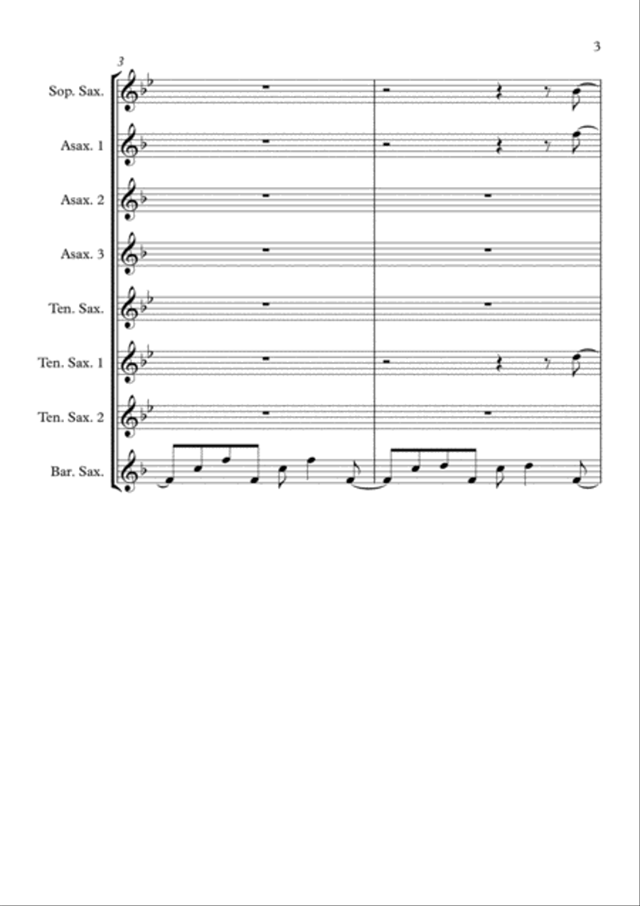Linus And Lucy Woodwind Quintet scores gallery preview page 3
