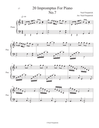 Impromptu No.7 For Piano