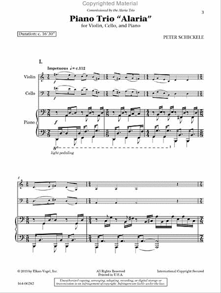 Piano Trio Alaria Piano Trio scores gallery preview page 2