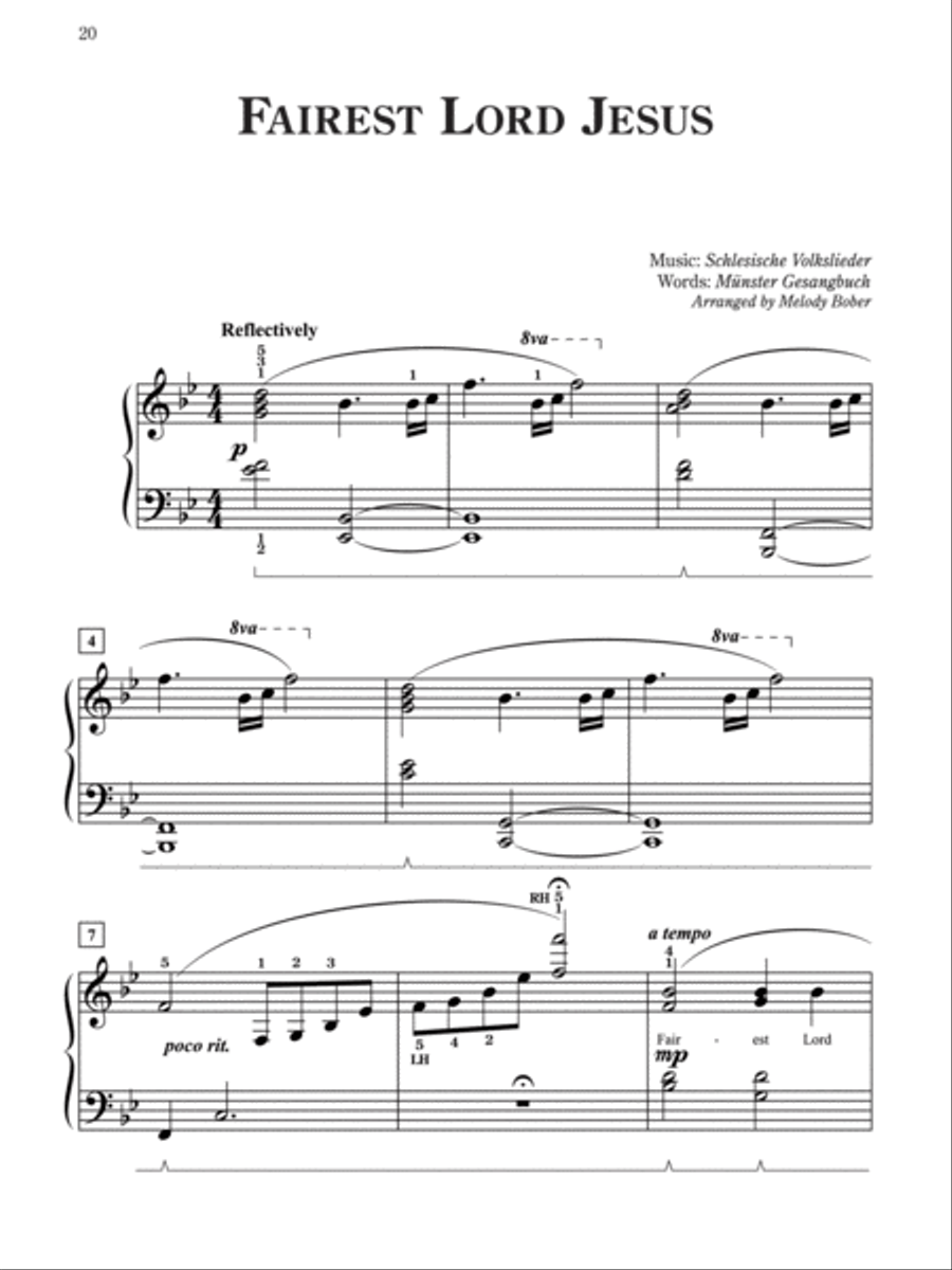 Pure & Simple Hymns Easy Piano scores gallery preview page 7