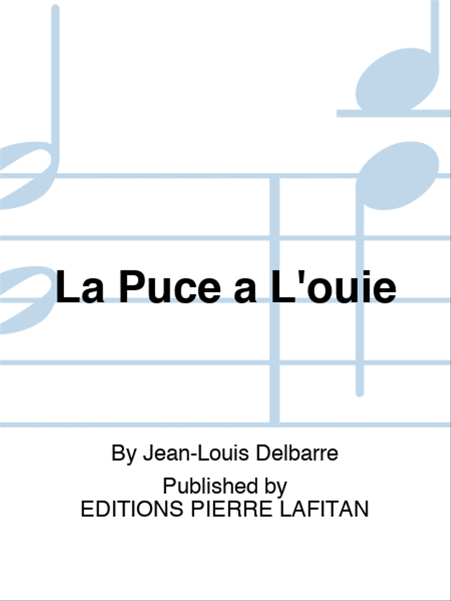 La Puce à L'ouïe Piano Accompaniment scores gallery preview page 1
