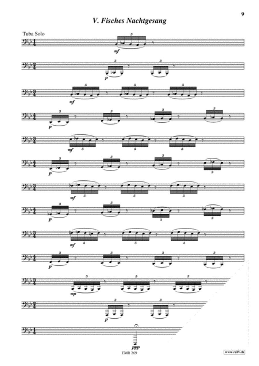 Galgenlieder Galgenlieder Tuba scores gallery preview page 7