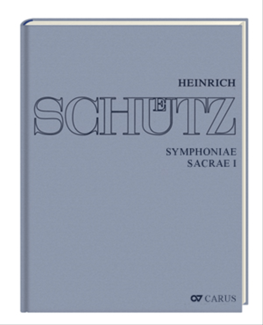 Stuttgarter Schutz-Ausgabe: Symphoniae Sacrae I (Gesamtausgabe, Bd. 7) Score scores gallery preview page 1