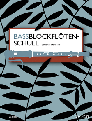 Book cover for Bassblockflötenschule
