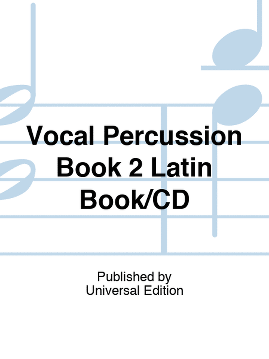 Vocal Percussion Book 2 Latin Book/CD