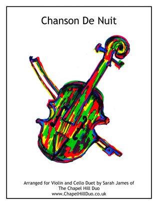 Book cover for Chanson De Nuit - Violin & Cello Arrangement by The Chapel Hill Duo