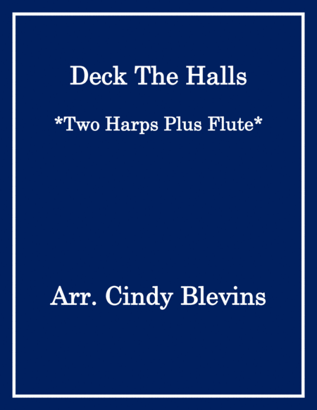 Deck the Halls, for Two Harps Plus Flute image number null