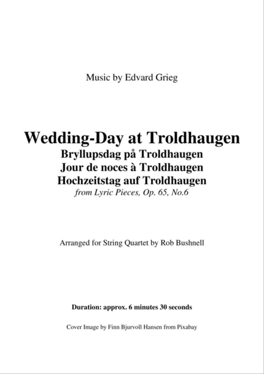 Wedding-Day at Troldhaugen (from 