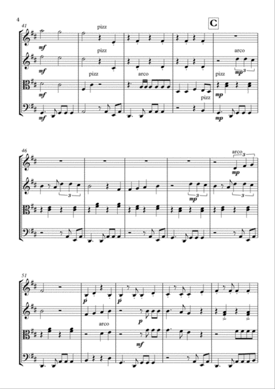 Rude String Quartet scores gallery preview page 5
