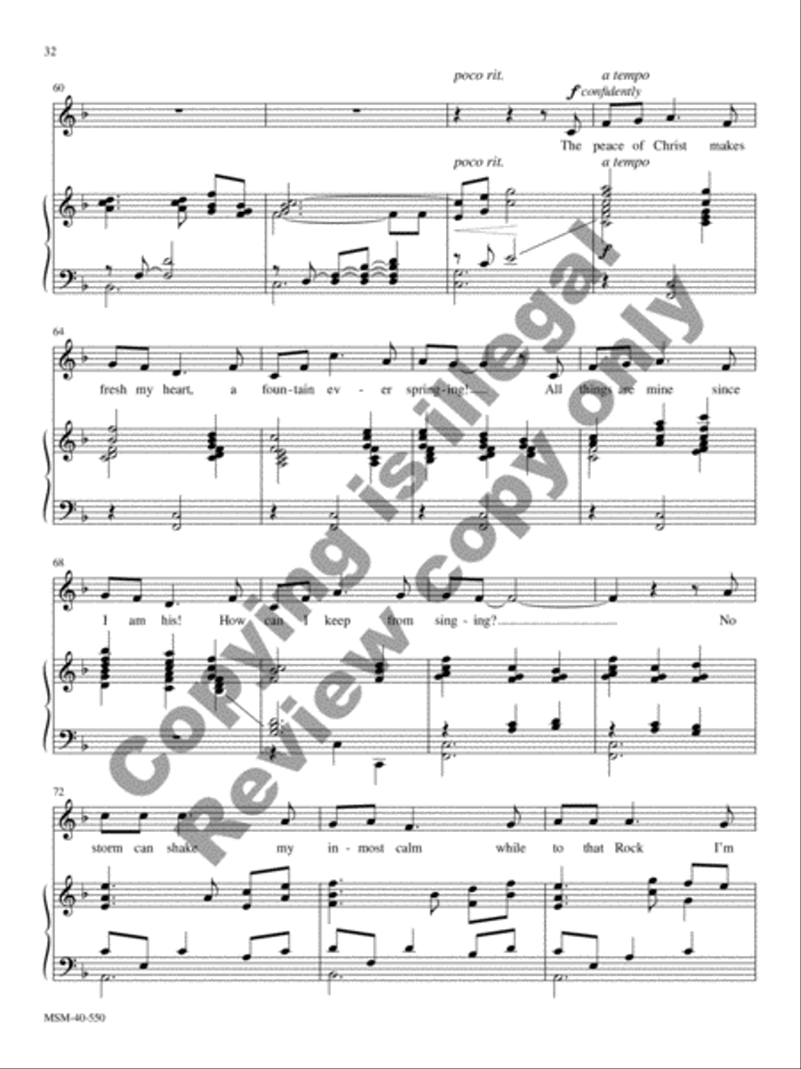 Sing Praise Voice Solo scores gallery preview page 19