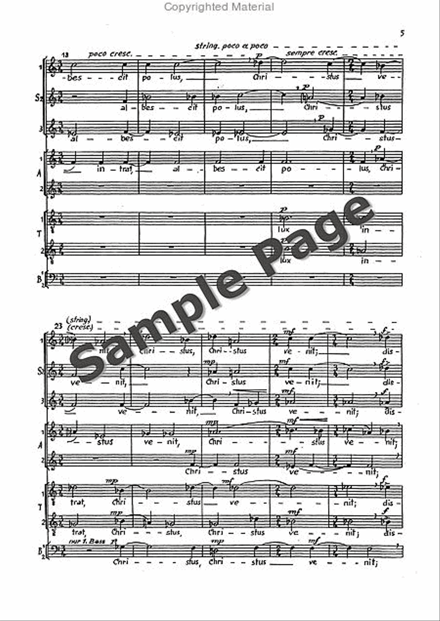 Nox Et Tenebrae Sssaaatttbbb Mixed Choir scores gallery preview page 6