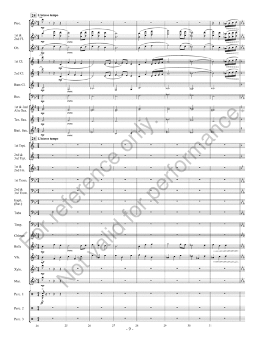 Sunscapes Concert Band scores gallery preview page 10