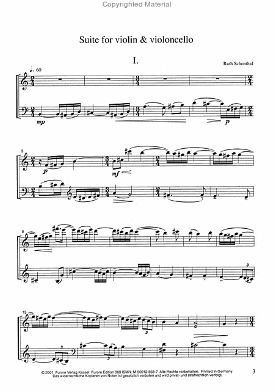 Suite Violin scores gallery preview page 2