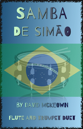 Book cover for Samba de Simão, for Flute and Trumpet Duet