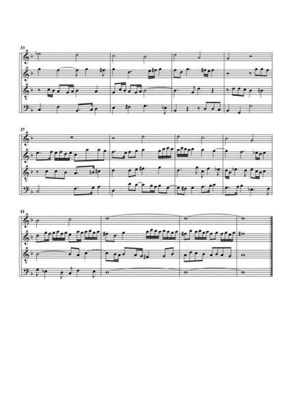 Gott hat das Evangelium (arrangement for 4 recorders)