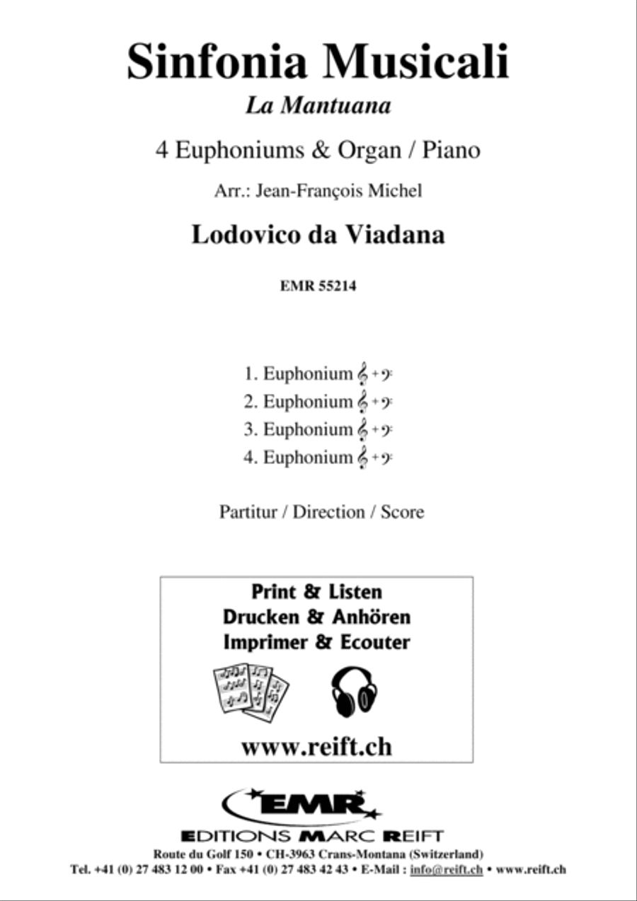 Sinfonia Musicali Euphonium Quartet scores gallery preview page 2