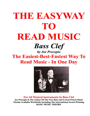Book cover for THE EASYWAY TO READ MUSIC BASS CLEF
